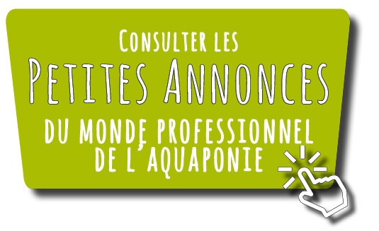 Aquaponia Salon Aquaponie sur Echologia 2020 bouton PETITES ANNONCES