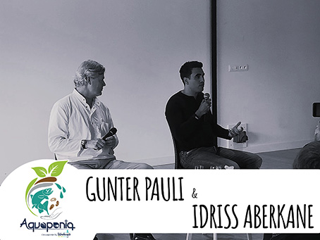 Bouton Idriss Aberkane Gunter Pauli 2020 AQUAPONIA ECHOLOGIA